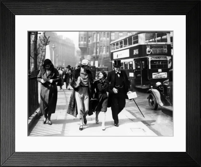 Framed Print : The Churchills, 1935 Framed Print : The Churchills, 1935