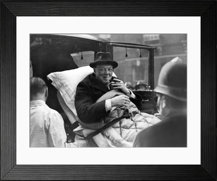 Framed Print : Churchill taken ill, 1932
