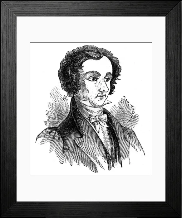 Framed Print : John Pyke Hullah in 1842 Framed Print : John Pyke Hullah in 1842