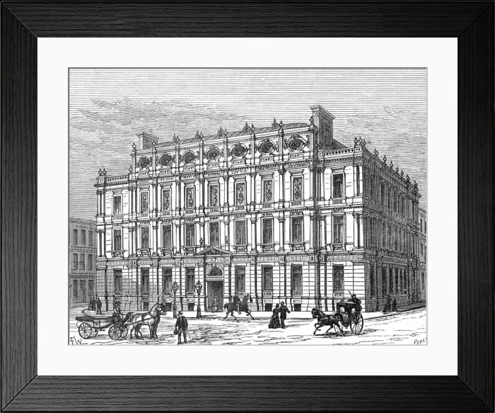 Framed Print : Guildhall School of Music, 1886 Framed Print : Guildhall School of Music, 1886