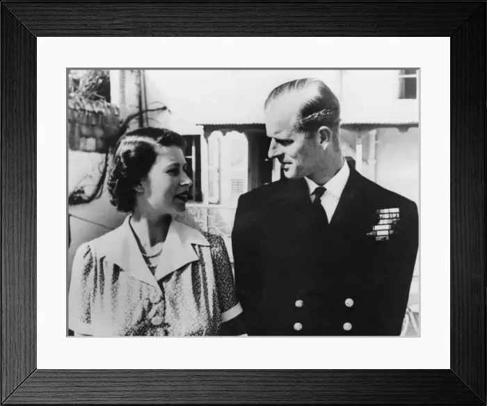 Framed Print : Queen Elizabeth II and Prince Philip in Malta Framed Print : Queen Elizabeth II and Prince Philip in Malta