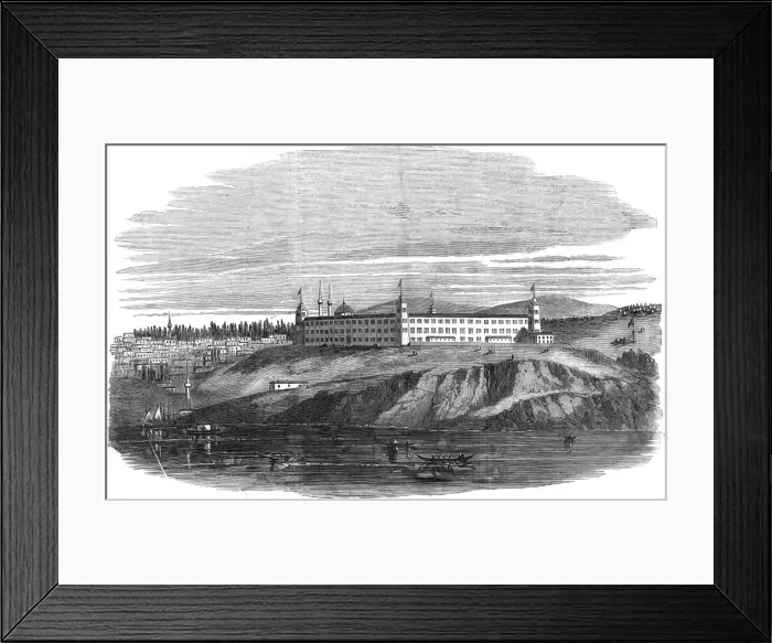 Framed Print : Barracks at Scutari, 1855
