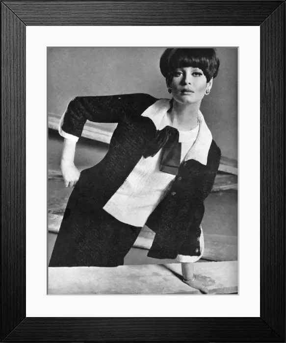 Framed Print : Chanel suit, 1965 Framed Print : Chanel suit, 1965