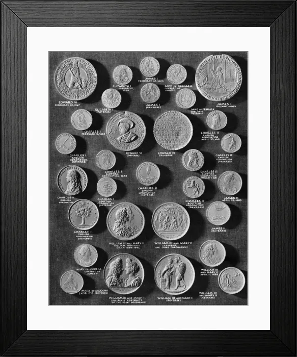 Framed Print : Coronation Medals Framed Print : Coronation Medals