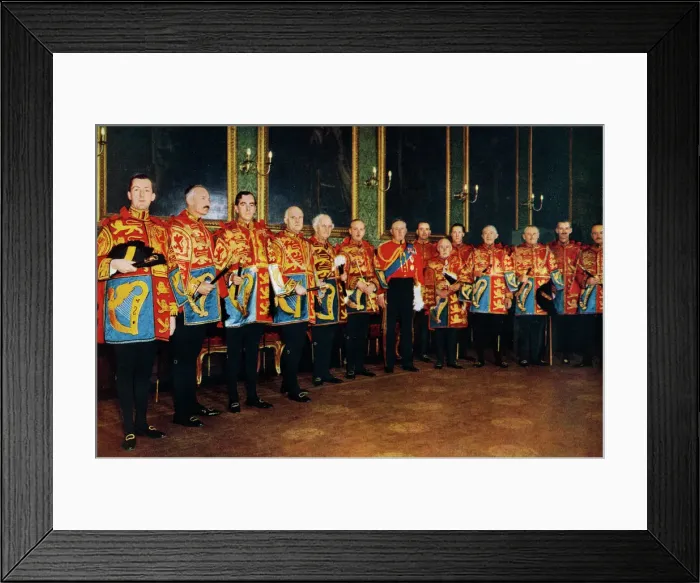 Framed Print : The Officers of Arms of the College of Heralds Framed Print : The Officers of Arms of the College of Heralds