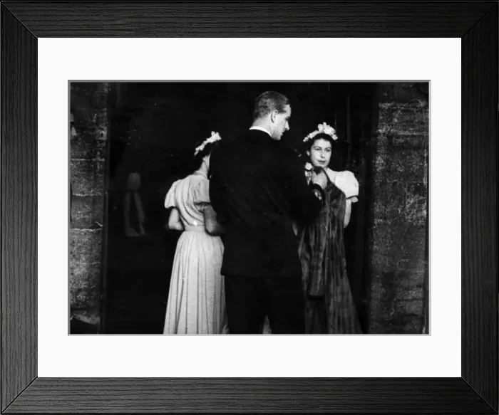Framed Print : The Wedding of Princess Elizabeth and Prince Philip