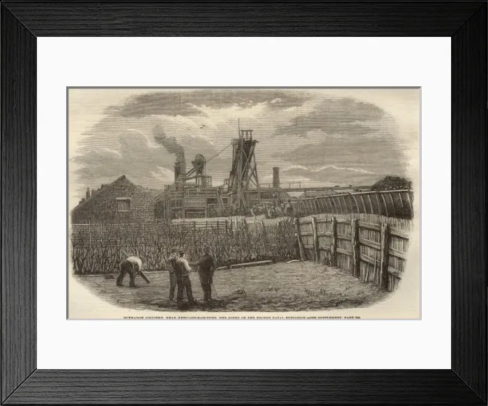 Framed Print : Burradon Colliery mining disaster Framed Print : Burradon Colliery mining disaster