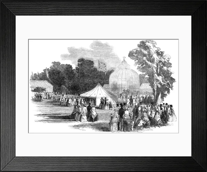 Framed Print : Birmingham Botanic garden, 1851 Framed Print : Birmingham Botanic garden, 1851