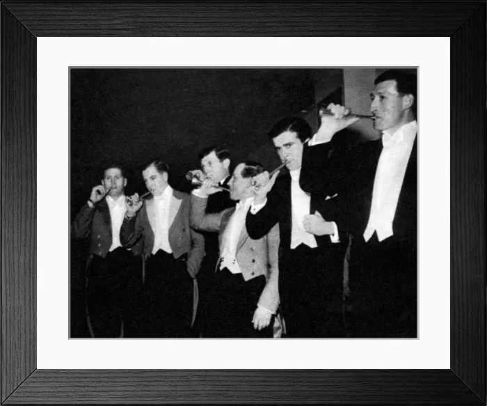 Framed Print : Hunting-horn contest at the Horse and Hound Ball Framed Print : Hunting-horn contest at the Horse and Hound Ball