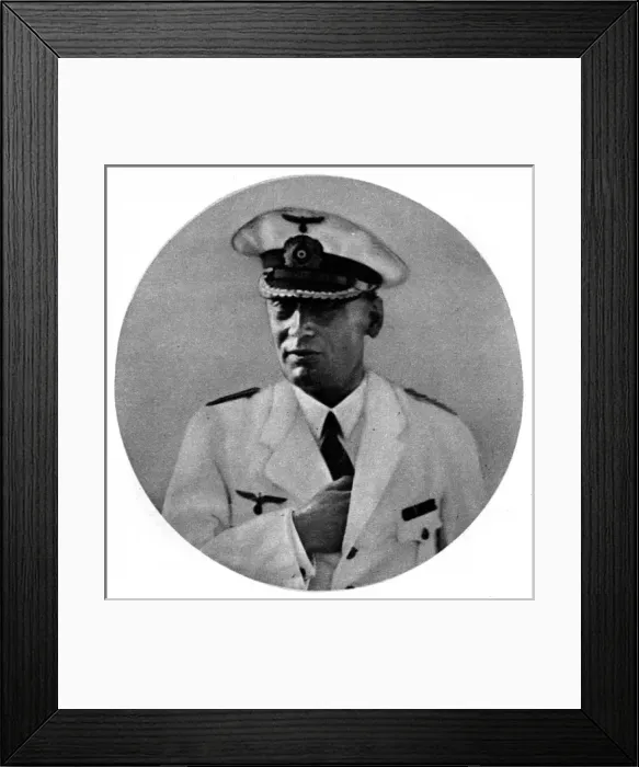 Framed Print : Captain Hans Langsdorff of the Admiral Graf Spee Framed Print : Captain Hans Langsdorff of the Admiral Graf Spee