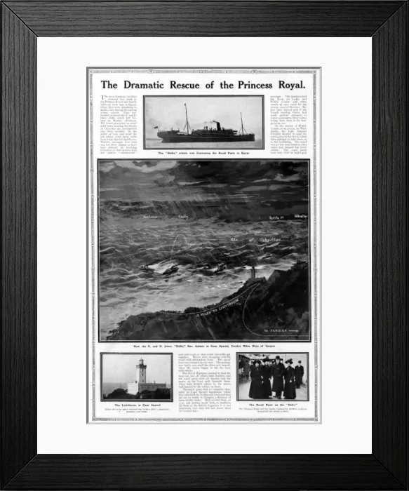 Framed Print : Duchess of Fife (Princess Royal) in Delhi boat accident Framed Print : Duchess of Fife (Princess Royal) in Delhi boat accident