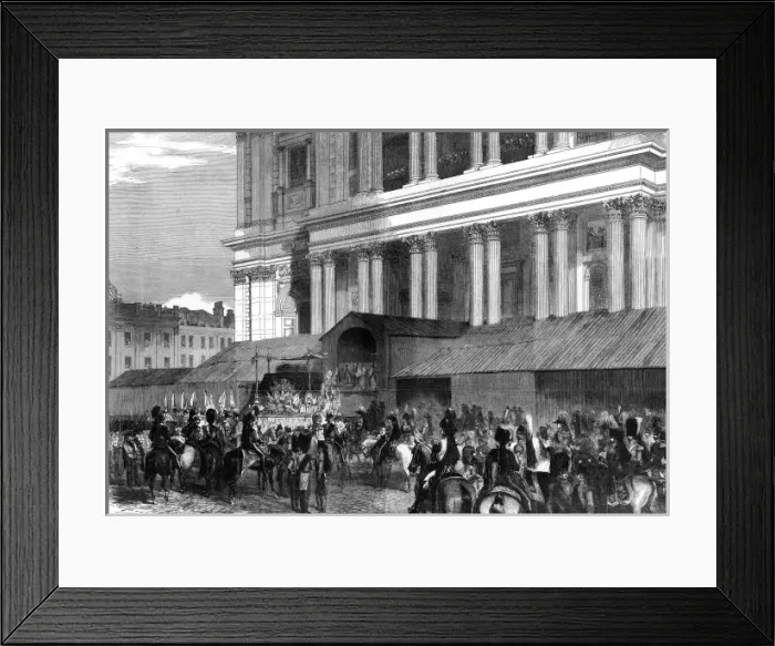 Framed Print : The funeral of the Duke of Wellington, 1852 Framed Print : The funeral of the Duke of Wellington, 1852
