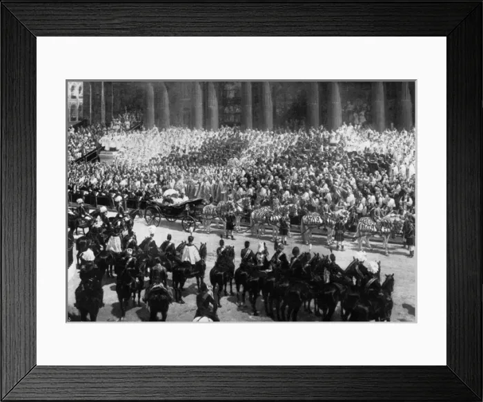 Framed Print : Queen Victoria Diamond Jubilee 1897 - St Pauls Cathedral Framed Print : Queen Victoria Diamond Jubilee 1897 - St Pauls Cathedral