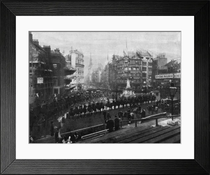 Framed Print : Queen Victoria Diamond Jubilee 1897 - rehearsal