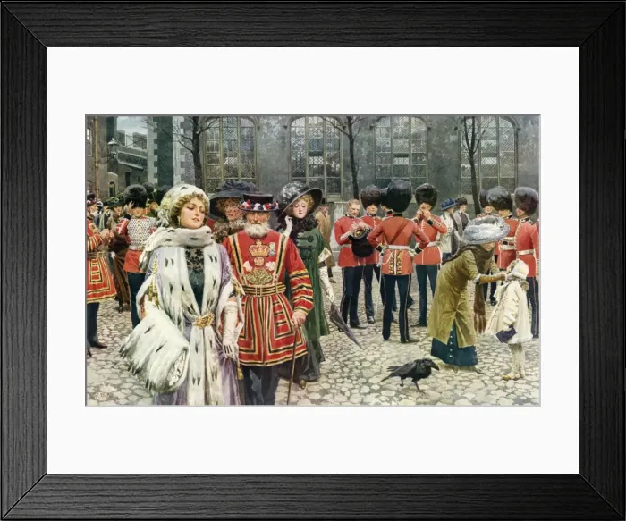 Framed Print : Christmas morning service at the Tower of London Framed Print : Christmas morning service at the Tower of London