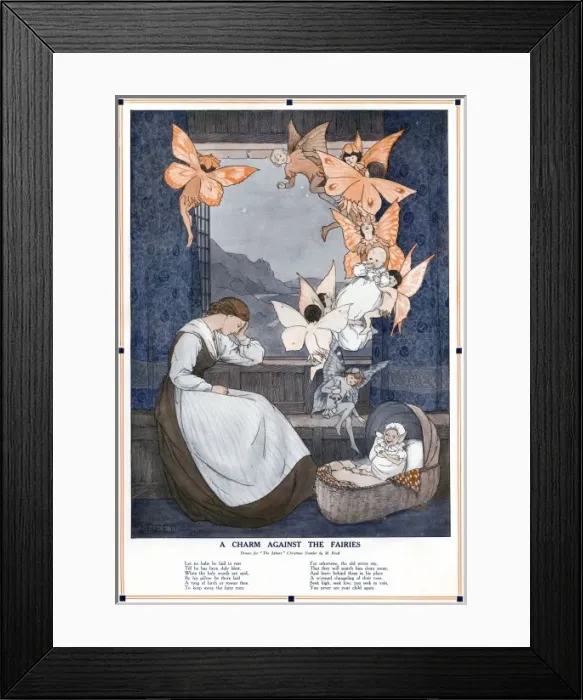 Framed Print : A charm against Fairies by M. Reed Framed Print : A charm against Fairies by M. Reed