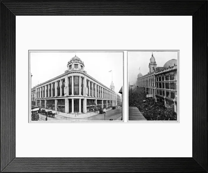 Framed Print : Opening of Whiteleys department store, 1911 Framed Print : Opening of Whiteleys department store, 1911