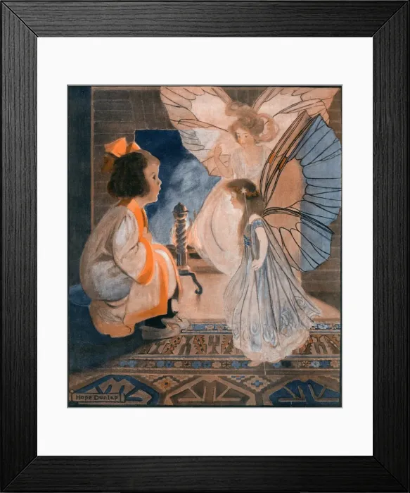 Framed Print : A Christmas Eve Dream by Hope Dunlap Framed Print : A Christmas Eve Dream by Hope Dunlap