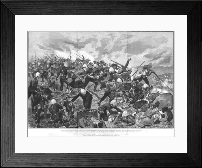 Framed Print : The Battle of Majuba Hill Framed Print : The Battle of Majuba Hill