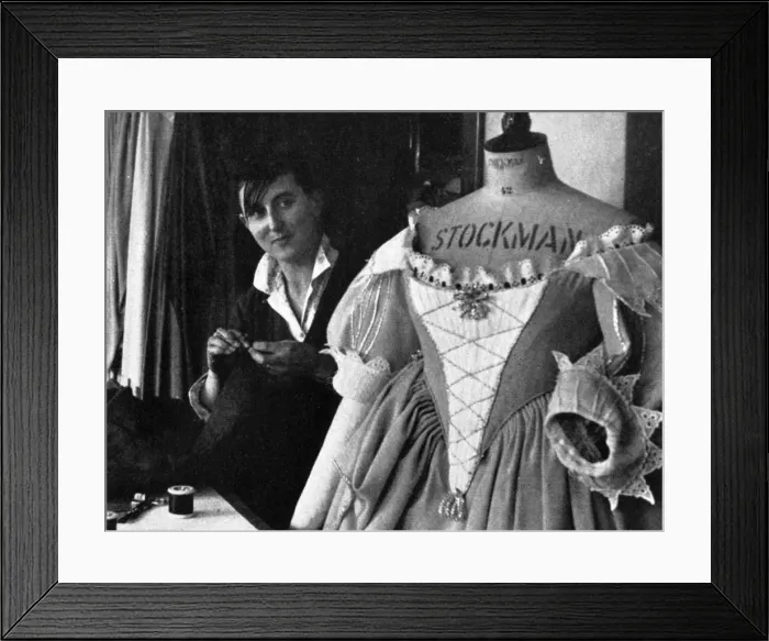 Framed Print : Wendy North, seamstress, at Chichester Festival Theatre Framed Print : Wendy North, seamstress, at Chichester Festival Theatre