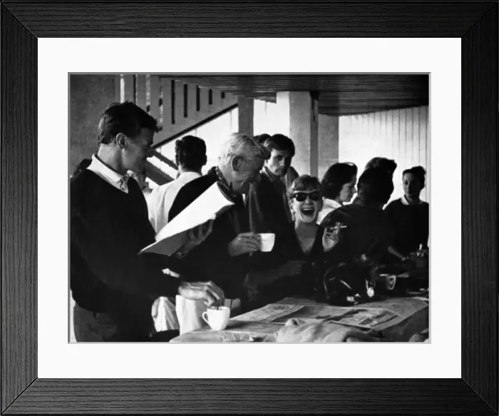 Framed Print : Andre Morell and Joan Greenwood, Chichester Festival Theatre Framed Print : Andre Morell and Joan Greenwood, Chichester Festival Theatre