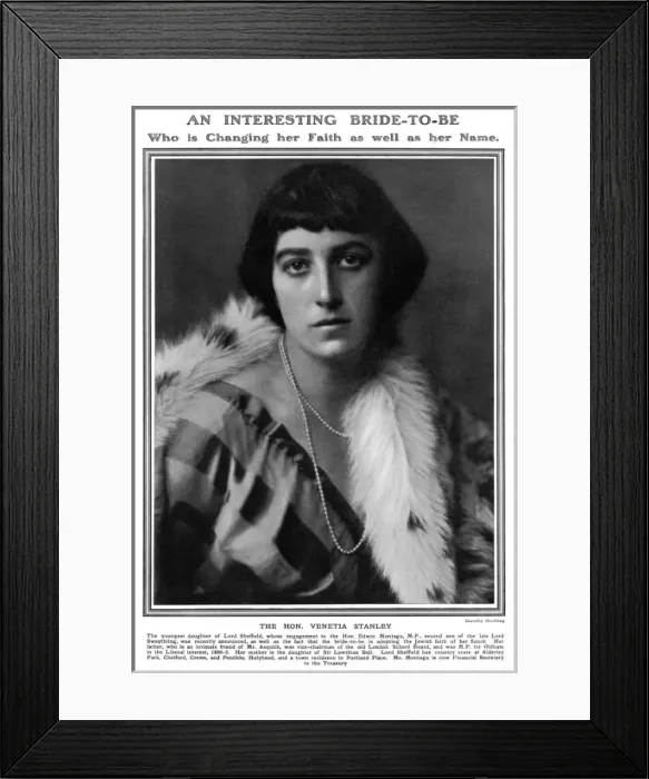 Framed Print : Venetia Stanley (1887 - 1948) Framed Print : Venetia Stanley (1887 - 1948)