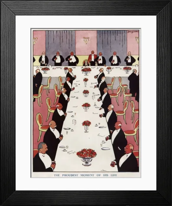 Framed Print : Proudest Moment by Fougasse Framed Print : Proudest Moment by Fougasse