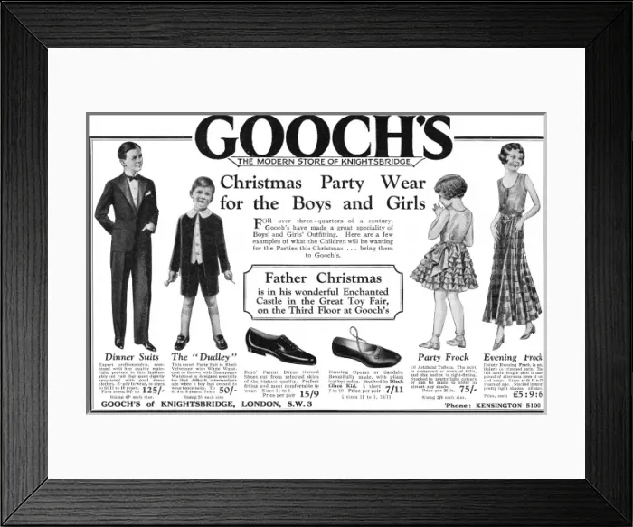 Framed Print : Christmas party wear from Gooch s Framed Print : Christmas party wear from Gooch s