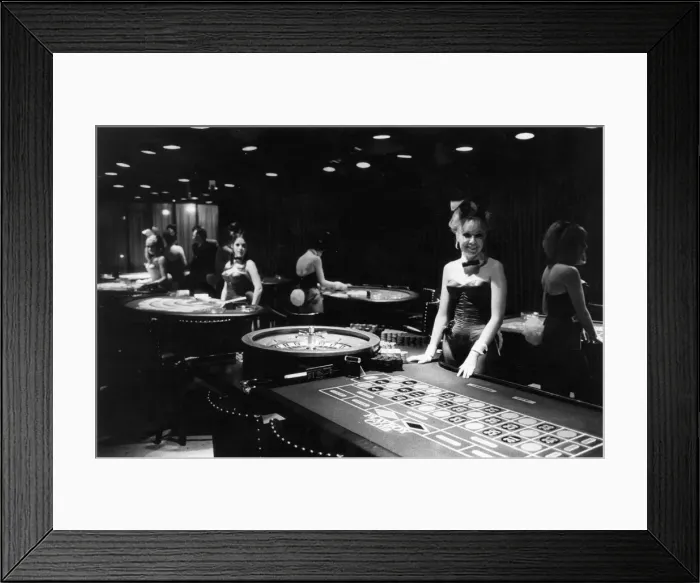 Framed Print : Bunny girls at the Playboy Club, London 1969