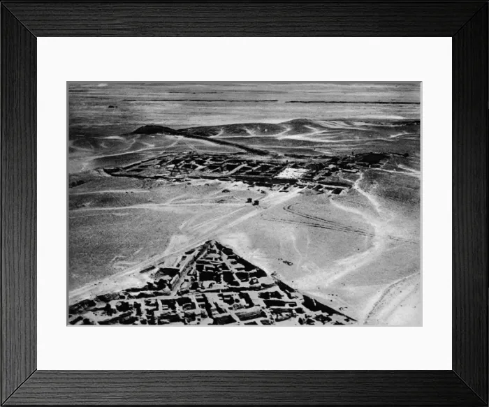 Framed Print : Aerial view of Mari, Syria Framed Print : Aerial view of Mari, Syria