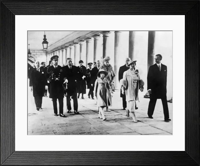 Framed Print : Royal family at Maritime History Museum, Greenwich