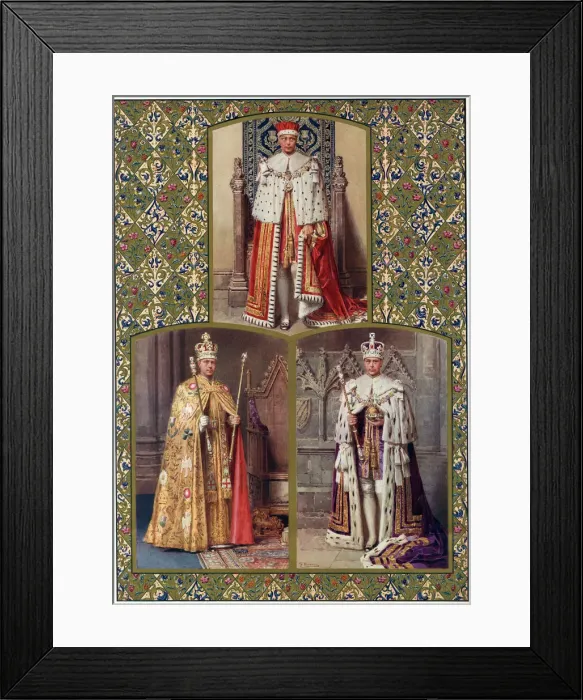 Framed Print : Edward VIII in his Coronation robes Framed Print : Edward VIII in his Coronation robes