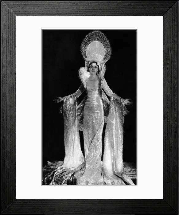 Framed Print : The Duchess of Leinster as the Queen of Silver Framed Print : The Duchess of Leinster as the Queen of Silver