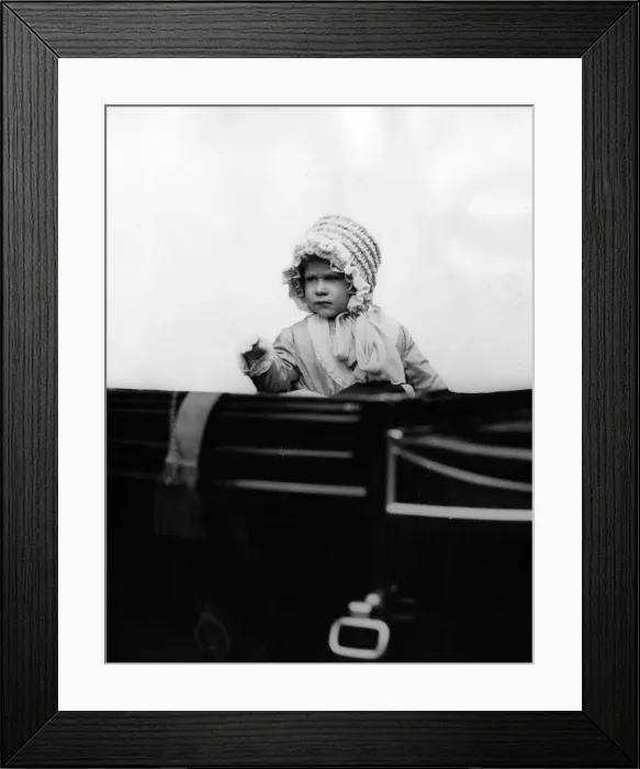 Framed Print : Queen Elizabeth II as a baby