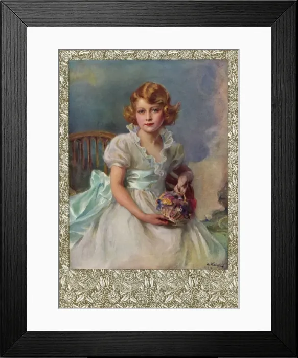 Framed Print : Princess Elizabeth by Philip de Laszlo Framed Print : Princess Elizabeth by Philip de Laszlo