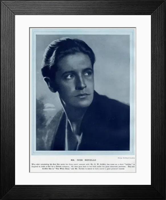 Framed Print : Ivor Novello Framed Print : Ivor Novello