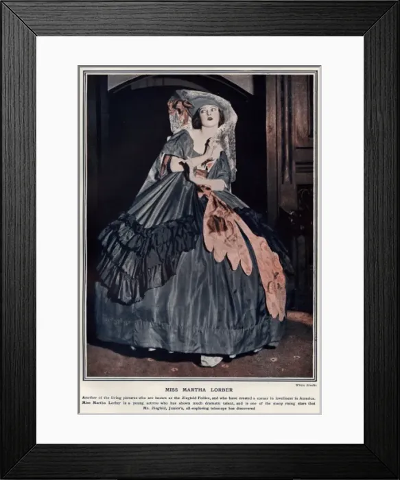 Framed Print : Miss Martha Lorber Framed Print : Miss Martha Lorber