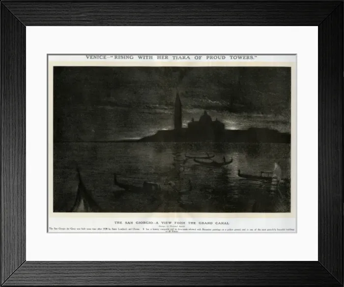 Framed Print : The San Giorgio dei Greci, Venice, Italy Framed Print : The San Giorgio dei Greci, Venice, Italy