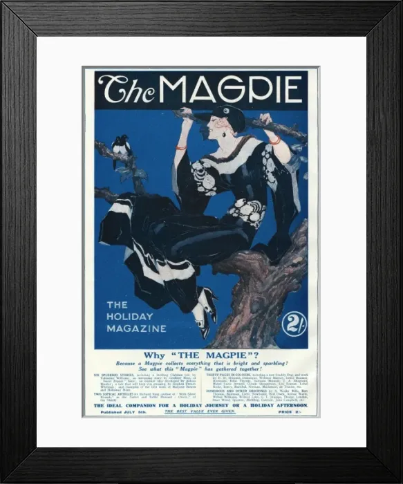 Framed Print : The Magpie Magazine Framed Print : The Magpie Magazine