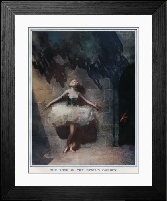 Framed Print : The Rose in The Devils Garden - Gordon Nicoll Framed Print : The Rose in The Devils Garden - Gordon Nicoll