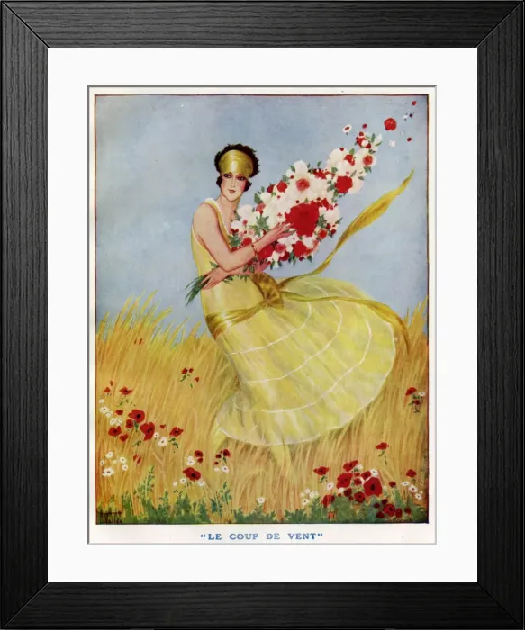Framed Print : Le Coup De Vent (The Gale) Framed Print : Le Coup De Vent (The Gale)