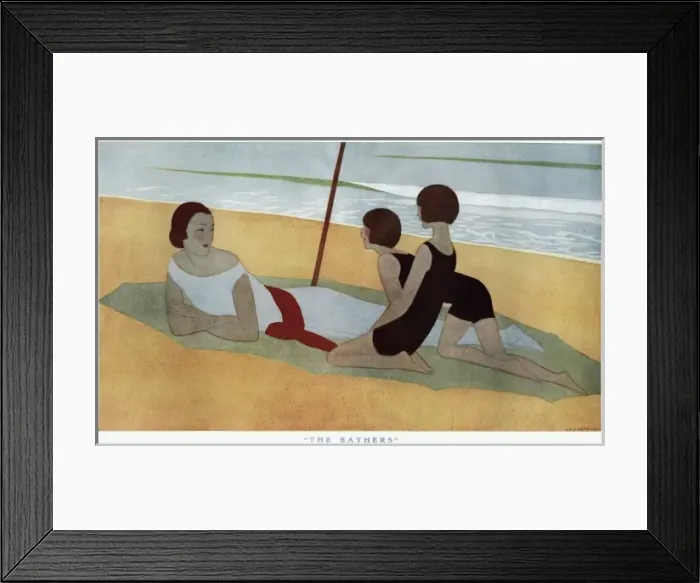 Framed Print : The Bathers