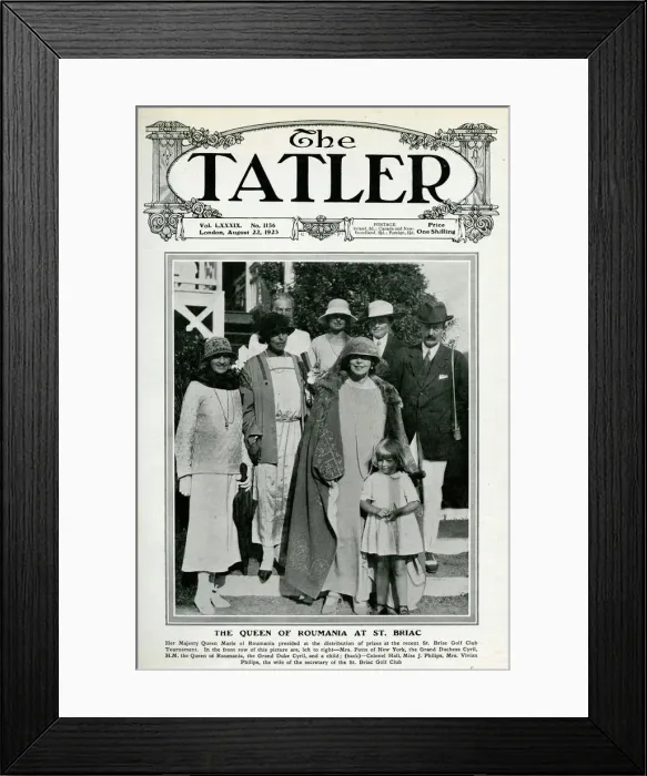 Framed Print : The Queen of Romania at St Briac Framed Print : The Queen of Romania at St Briac