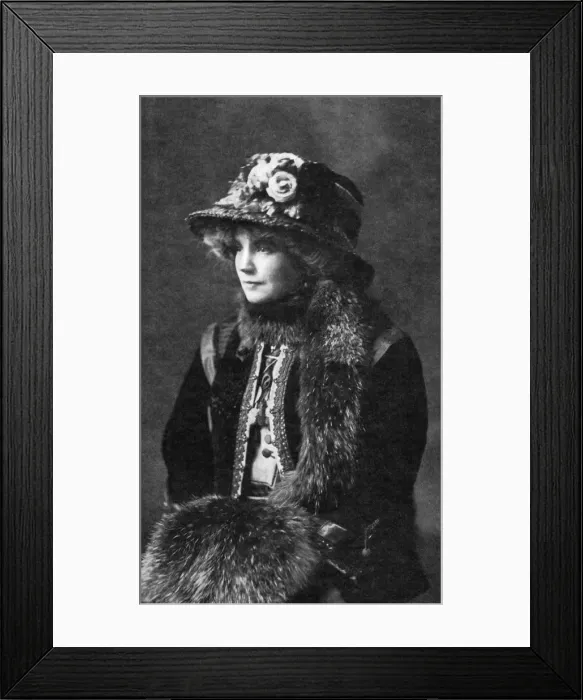 Framed Print : The Hon. Sylvia Brett Framed Print : The Hon. Sylvia Brett