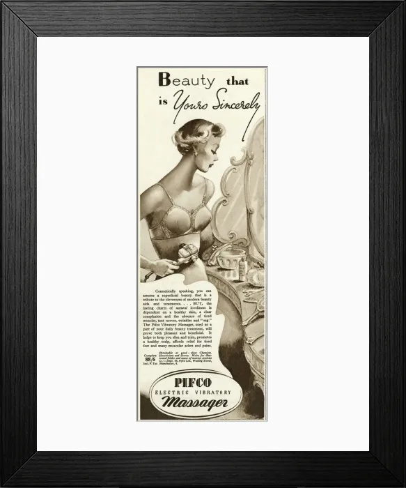 Framed Print : Pifco electric vibratory massager Framed Print : Pifco electric vibratory massager