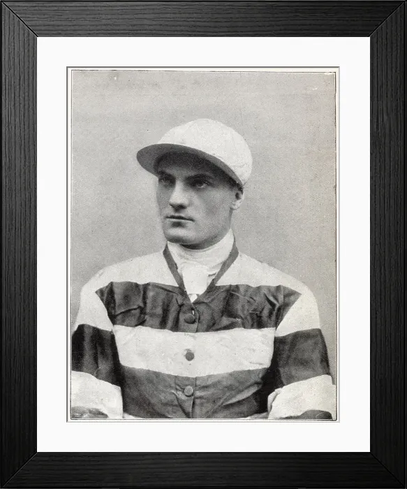 Framed Print : Herbert Mornington Cannon (1873 - 1962), commonly referred to as Morny Cannon, was a six-time Champion jockey in 1890s. Date: 1896 Framed Print : Herbert Mornington Cannon (1873 - 1962), commonly referred to as Morny Cannon, was a six-time Champion jockey in 1890s. Date: 1896
