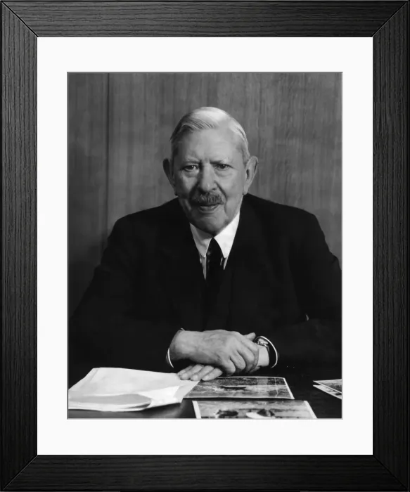 Framed Print : Bruce Ingram, editor of the Illustrated London News Framed Print : Bruce Ingram, editor of the Illustrated London News
