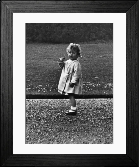 Framed Print : Princess Elizabeth of York playing Framed Print : Princess Elizabeth of York playing