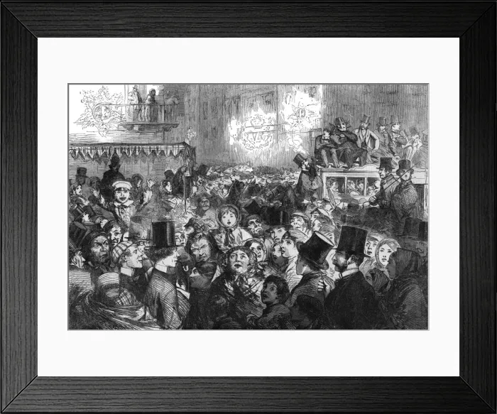 Framed Print : The Peace Illuminations - A Street Scene by G. Thomas, 1856 Framed Print : The Peace Illuminations - A Street Scene by G. Thomas, 1856