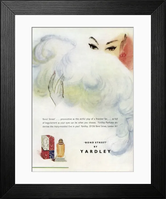 Framed Print : Advert for Yardley perfume 1948 Framed Print : Advert for Yardley perfume 1948